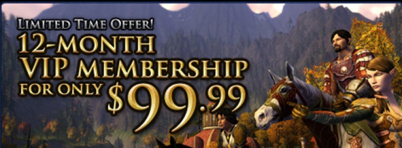 Lord of the Rings Online : 12 Meses VIP por $99.99