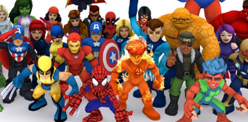 Los Superhéroes de Marvel Super Hero Squad Online