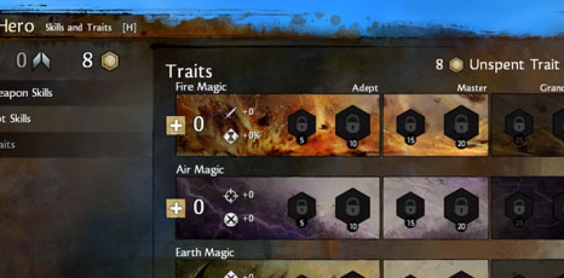Guild Wars 2 – Juega a tu manera, rasgos y atributos