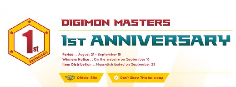 Digimon Master Online cumple un año