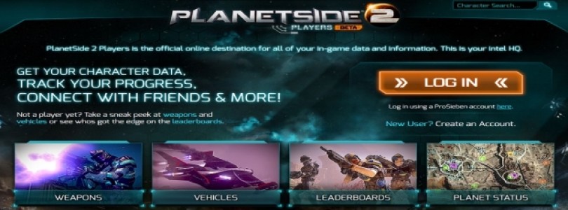 Planetside 2: Lanzada una nueva pagina web