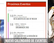 ZonaMMORPG: Añadimos un calendario con los próximos eventos