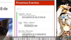 ZonaMMORPG: Añadimos un calendario con los próximos eventos