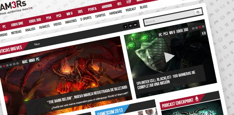 eGAM3Rs.com – Nuevo portal de noticias sobre videojuegos