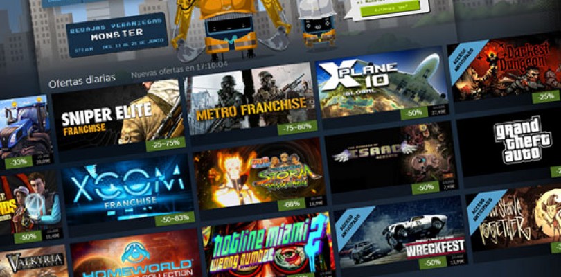 Llegan las rebajas de verano de Steam