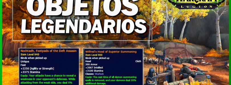 World of Warcraft Legion: Un vistazo a los objetos legendarios