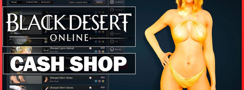 Black Desert – Un vistazo a la tienda y polémica en la comunidad por los precios de la Cash Shop