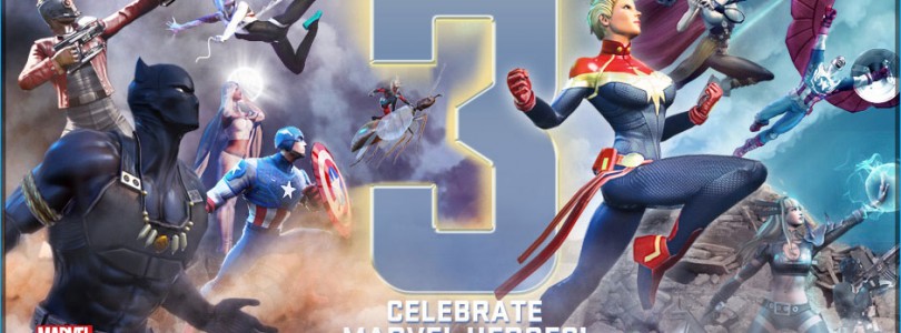 Marvel Heroes celebra su tercer aniversario con regalos y eventos