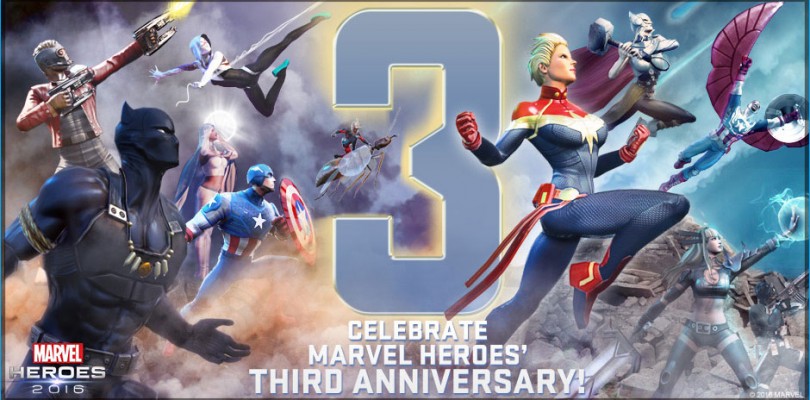 Marvel Heroes celebra su tercer aniversario con regalos y eventos