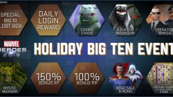 Marvel Heroes 2016 – Nuevo evento Big 10 y la Gata Negra de regalo esta viernes