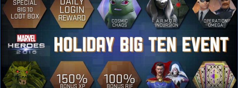Marvel Heroes 2016 – Nuevo evento Big 10 y la Gata Negra de regalo esta viernes