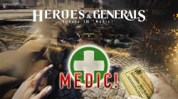 ¡Heroes & Generals se actualiza con los kits médicos!