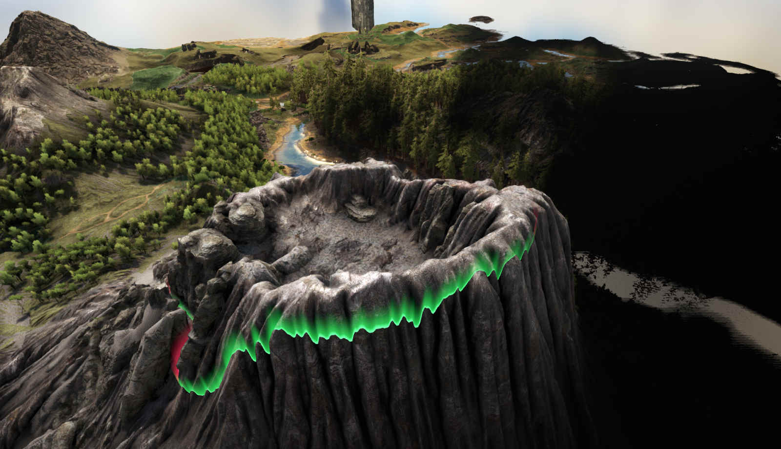 ARK Survival Evolved prepara un volcán Zona MMORPG