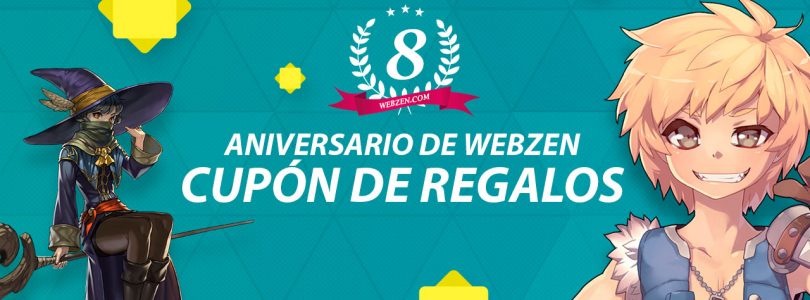 ¡Consigue tu clave de regalos Webzen y celebra el 8º aniversario!