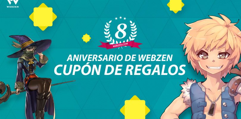 ¡Consigue tu clave de regalos Webzen y celebra el 8º aniversario!