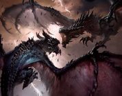 Héroes de Skyrim llena de dragones el juego de cartas The Elder Scrolls: Legends