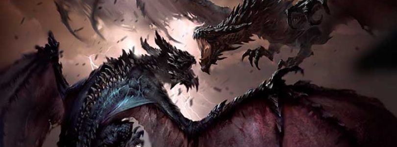 Héroes de Skyrim llena de dragones el juego de cartas The Elder Scrolls: Legends
