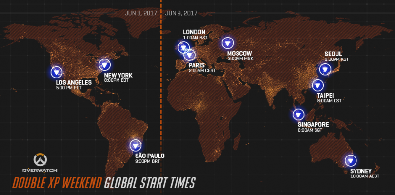 Fin de semana con doble XP en Overwatch