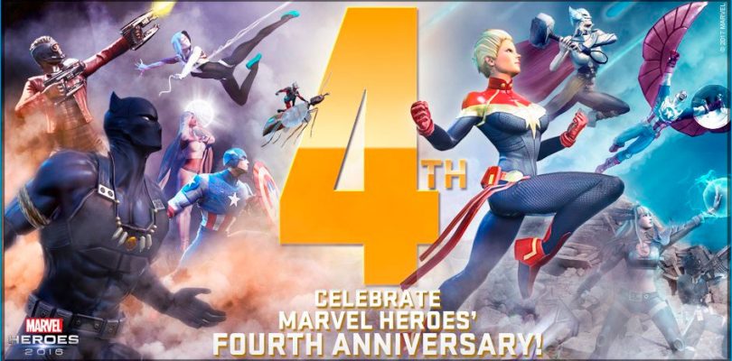 Marvel Heroes celebra el 4 aniversario con eventos ademas de mascota y Team-up de regalo