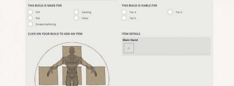 Lanzado el planificador de personajes de Albion Online