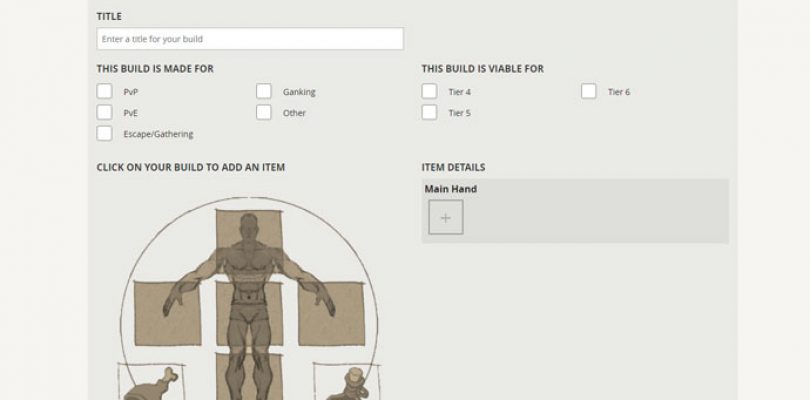 Lanzado el planificador de personajes de Albion Online