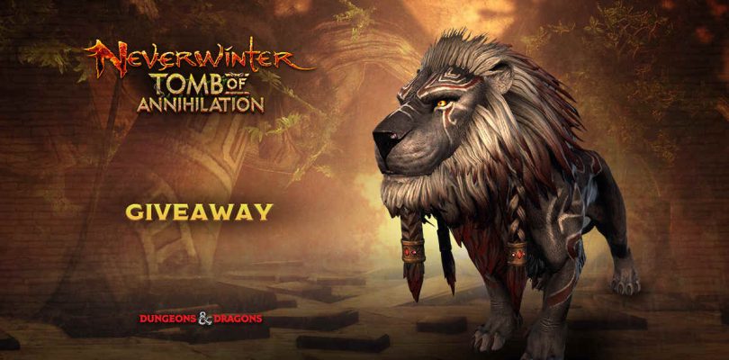 Repartimos 50 leones montura para Neverwinter: Tomb of Annihilation