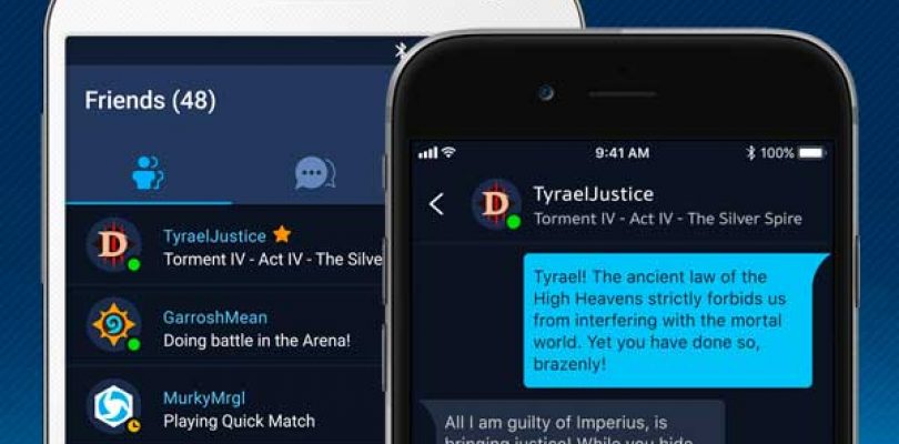 Blizzard lanza una nueva APP móvil de Battle.net para chatear con tus amigos