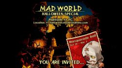 Mad World abrirá sus puertas para un evento especial de Halloween