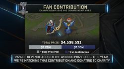 Riot donará el 25% de las ventas de ítems de las Worlds 2017 a tres causas benéficas