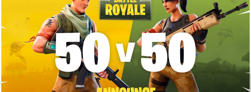 Fortnite Battle Royale presenta el modo de juego 50vs50