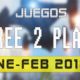 Lanzamientos Free-to-Play enero – febrero 2018