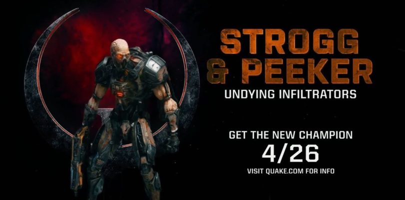 El parche de abril de Quake Champions llega con Strogg, nuevo mapa y arma