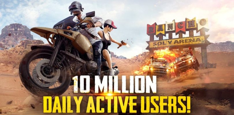 PUBG Mobile tiene 10 millones de jugadores diarios, sin contar China