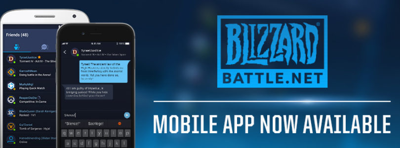 La aplicación para móviles de Blizzard Battle.net ya disponible