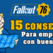 Fallout 76 – Guía con 15 consejos para empezar con buen pie
