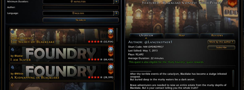 Cryptic Studios cerrará la Foundry, la herramienta de creación de misiones y contenido