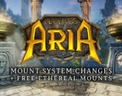 Legends of Aria mejora las monturas y regala un caballo etéreo