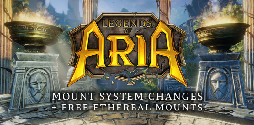 Legends of Aria mejora las monturas y regala un caballo etéreo