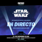 Fortnite emitirá una escena de la próxima película de Star Wars