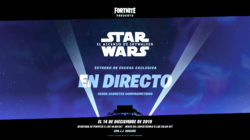 Fortnite emitirá una escena de la próxima película de Star Wars