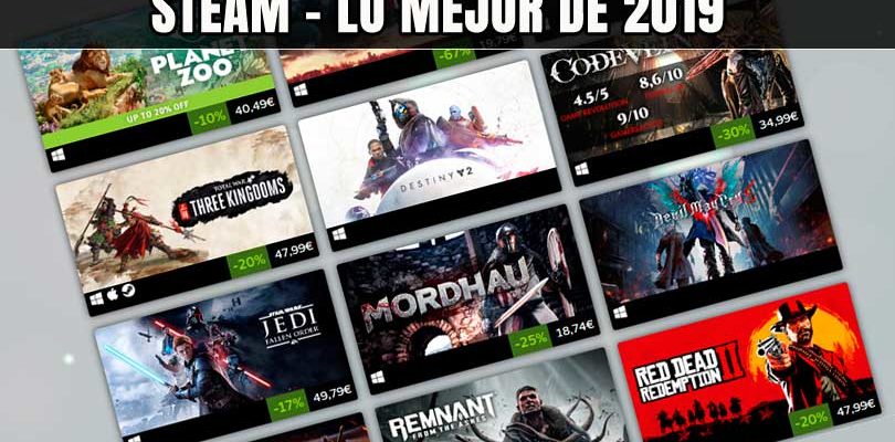 Steam publica su lista de lo mejor de 2019 con los más vendidos y mejores lanzamientos
