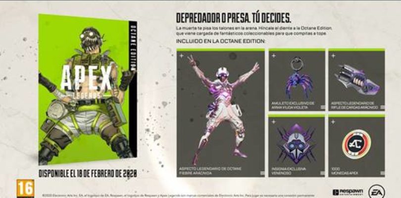 ¿Depredador o presa? Llega la Octane Edition a la arena de Apex Legends