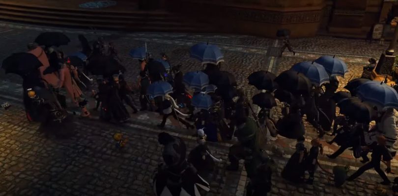 Los jugadores de FFXIV celebran un funeral por un compañero muerto por el COVID-19