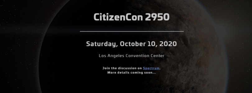 La CitizenCon 2950, la de este año, cancelada
