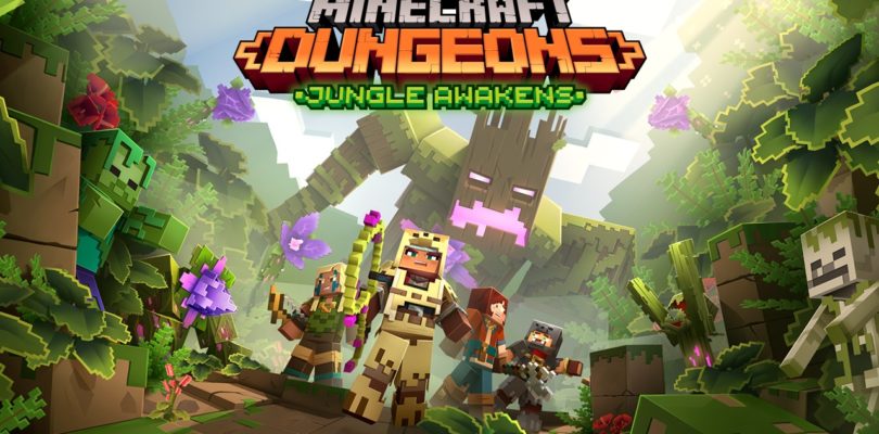 Jungle Awakens, el primer DLC para Minecraft Dungeons que se lanzará en julio