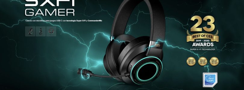 Analizamos los últimos auriculares Creative SXFI Gamer