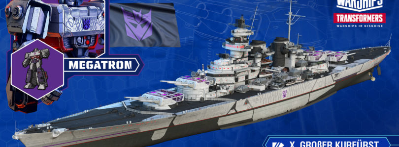World of Warships anuncia un crossover con Transformers