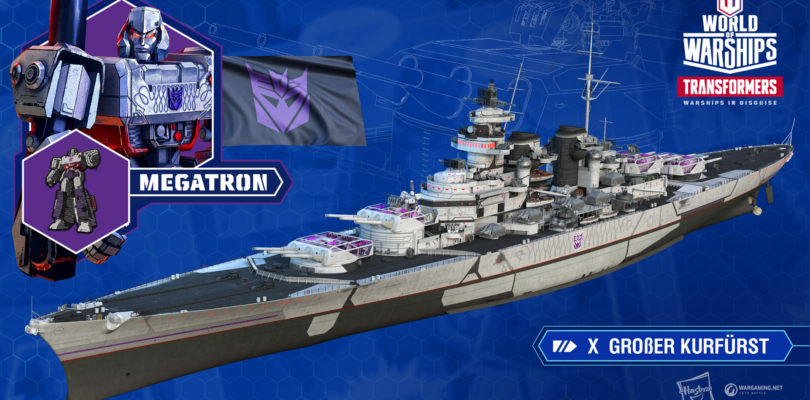 World of Warships anuncia un crossover con Transformers