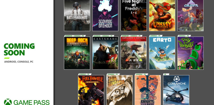 PUBG, Deep Rock Galactic, ARK y muchos más, los nuevos juegos del Xbox Game Pass