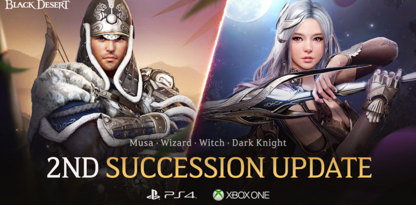 ¡Crea tu Guardiana o renace con el Musa, Mago, Maga o Adalid Oscura en Black Desert para consolas!